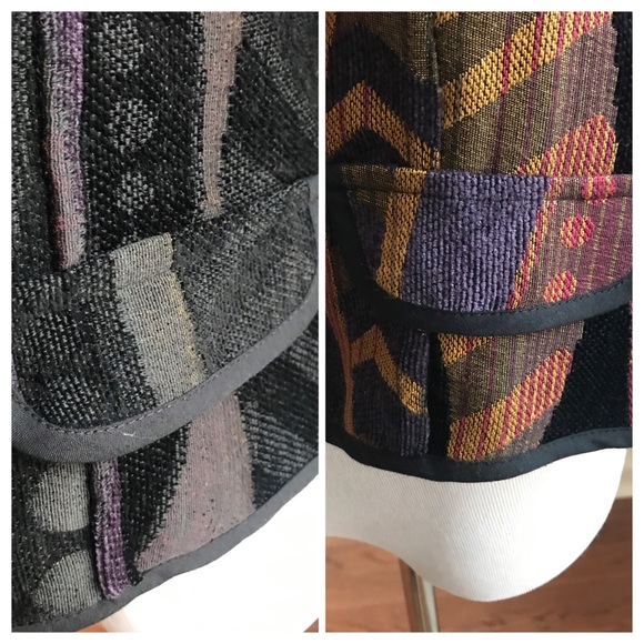 Patchwork / Tapestry Zipper Jacket - Picture 5 of 5